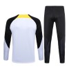Real Madrid Felpe da Allenamento 2023-24 Quarto-Zip Bianca
